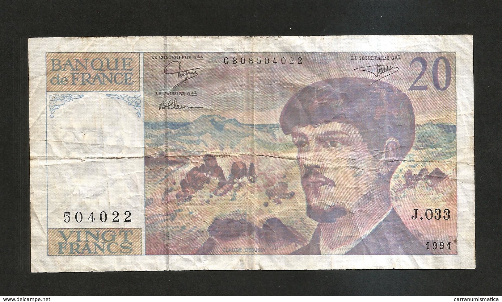 20 Francs 1997 VF+ France P 151 i
