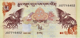Bhutan Banknote 10 Ngultum 1992 UNC